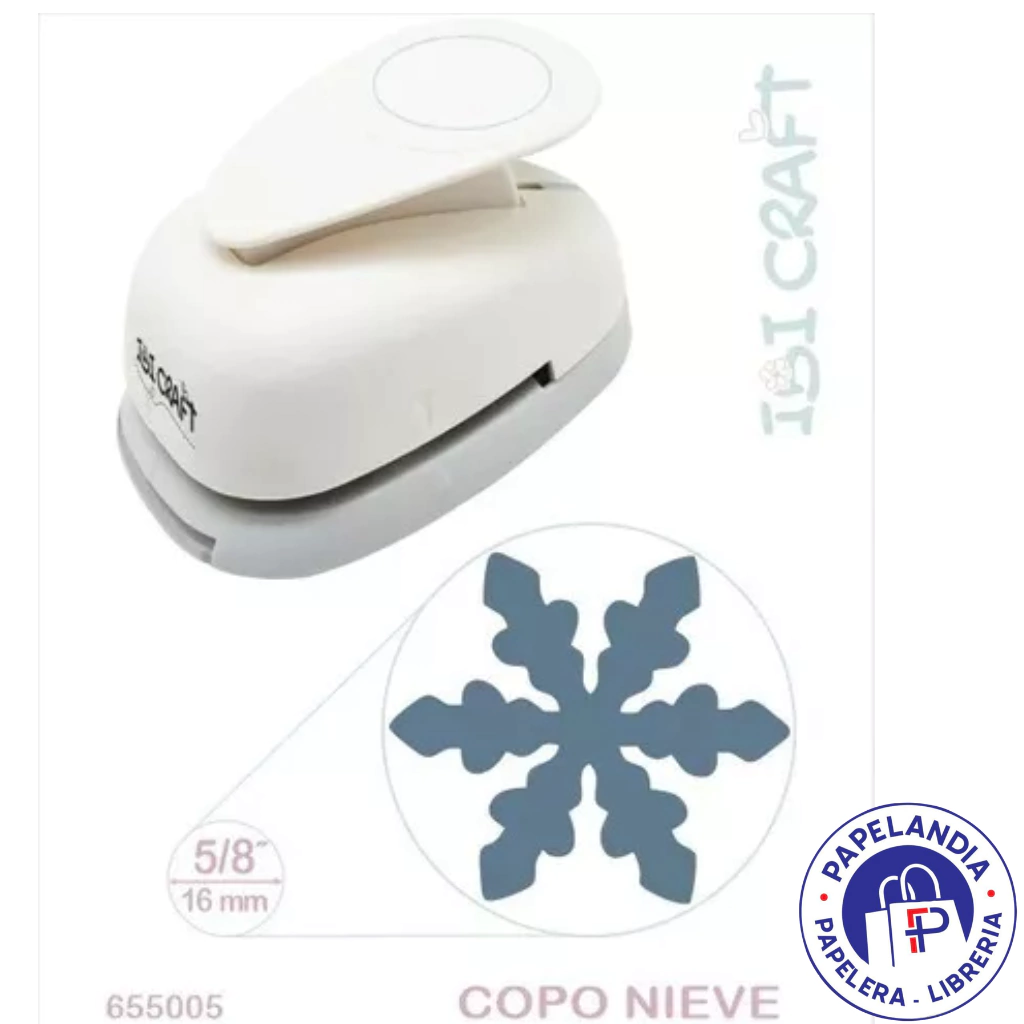 PERFORADORA ARTISTICA 17MM 3/4" COPO NIEVE 655005