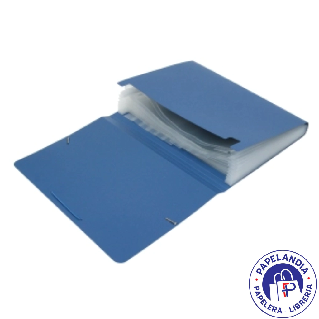 CLASIFICADOR FUELLE A4 AZUL 076555