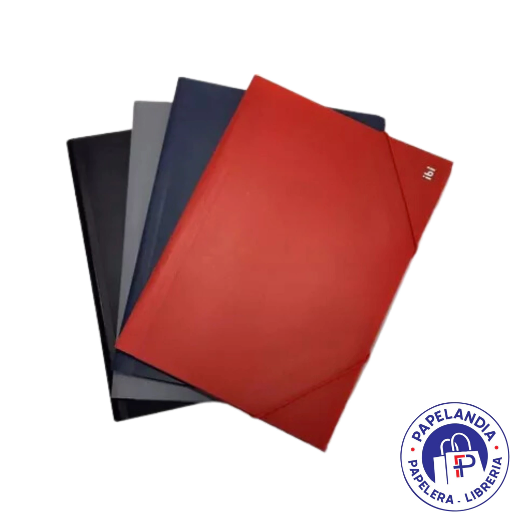CARPETA OFICIO CON ELASTICO ROJO IBI 076425