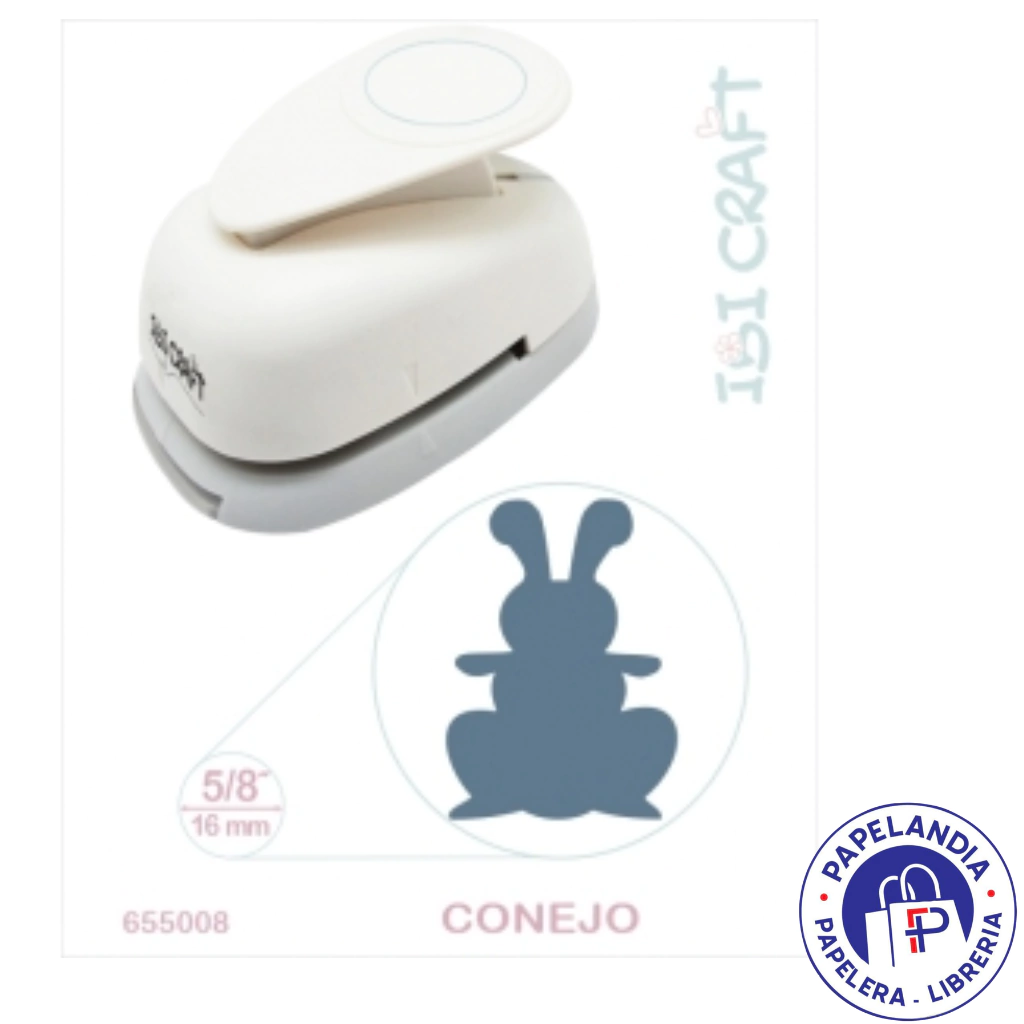 PERFORADORA ARTISTICA 17MM 3/4" CONEJO 1 655008