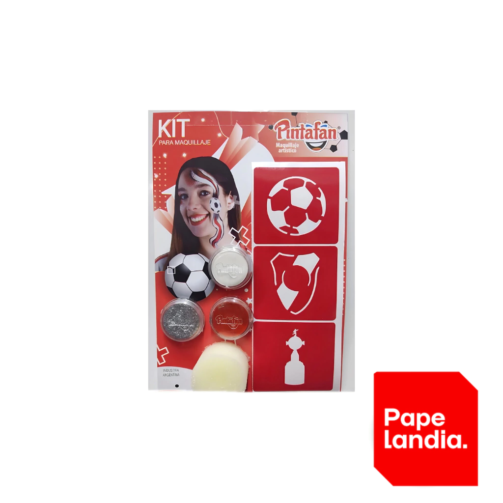 KIT MAQUILLAJE ARTISTICO FUTBOL RIVER X1 ART650-06