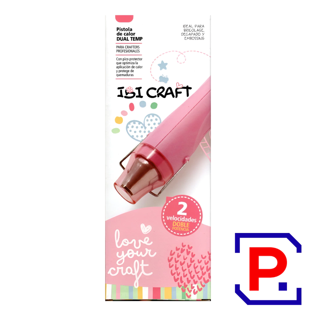 PISTOLA DE CALOR 2 VELOCIDADES CRAFTER 657100