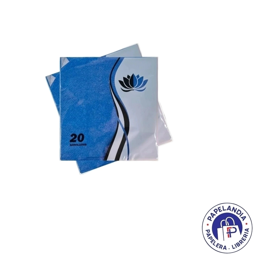 SERVILLETA TISSUE AZUL NAPTRES X 20U