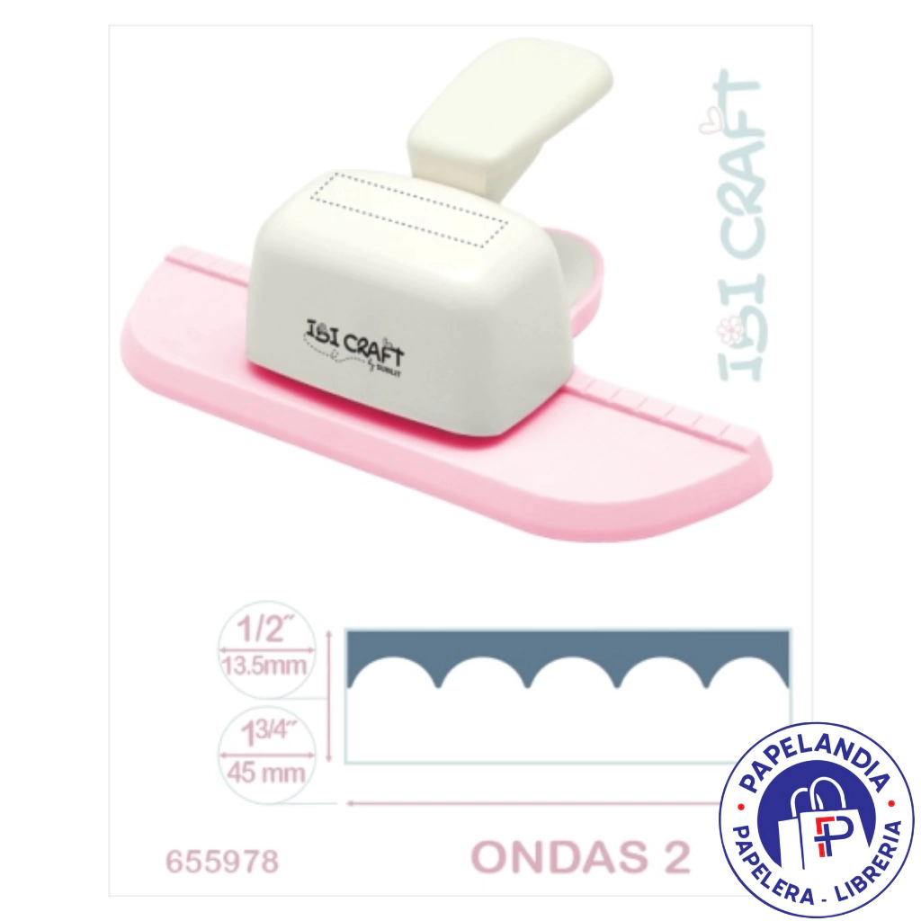 PERFORADORA ARTISTICA DE GUARDAS JUMBO ONDAS 2 655978