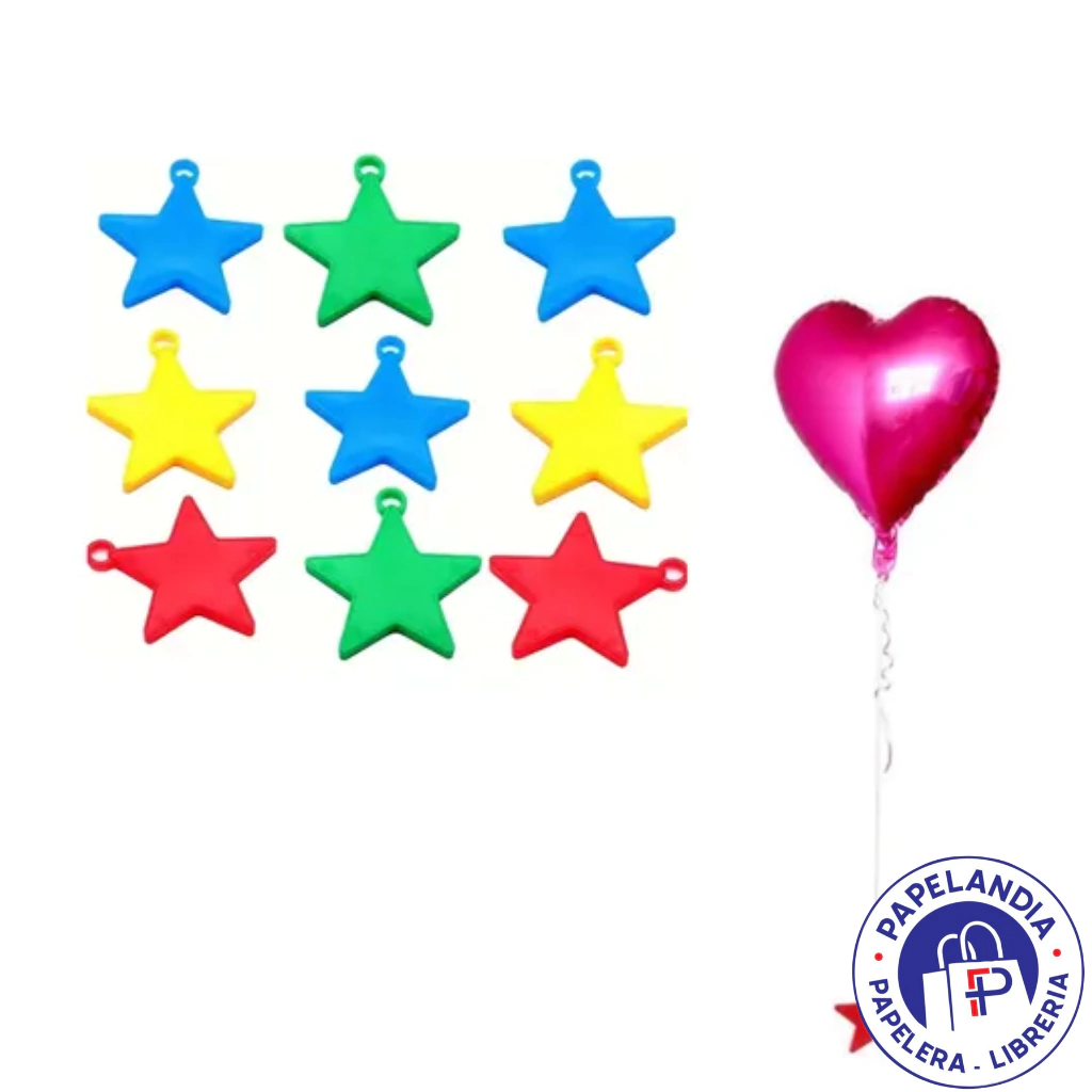 PESAS PARA GLOBOS 8GR. - BOLSA X 10 UN. GAPEES