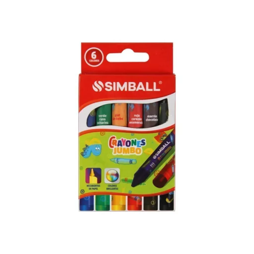 CRAYONES SIMBALL X6 JUMBO