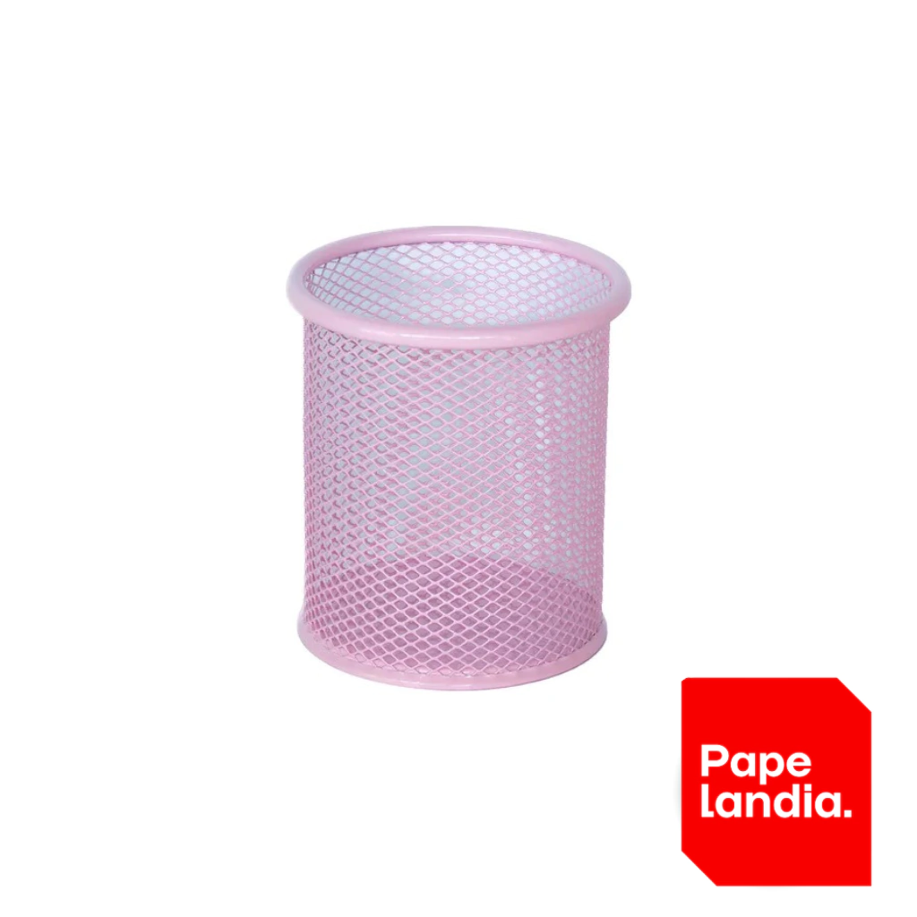 PORTA LAPIZ ROSA METAL 511802