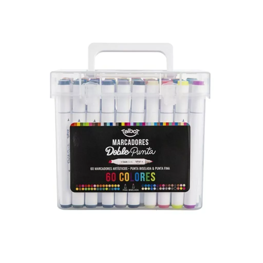 MARCADOR TALBOT DOBLE PUNTA VALIJA X 60U 6547