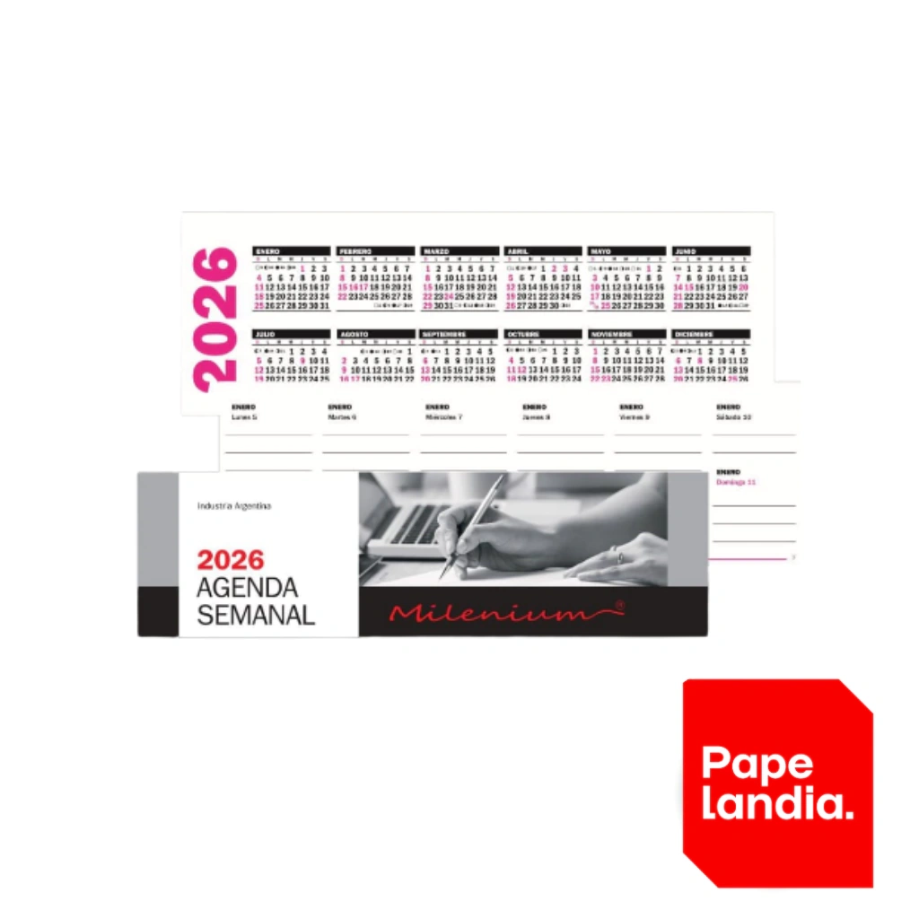 AGENDA CA60 SEMANA A LA VISTA 2026. MEDIDA: 11X32