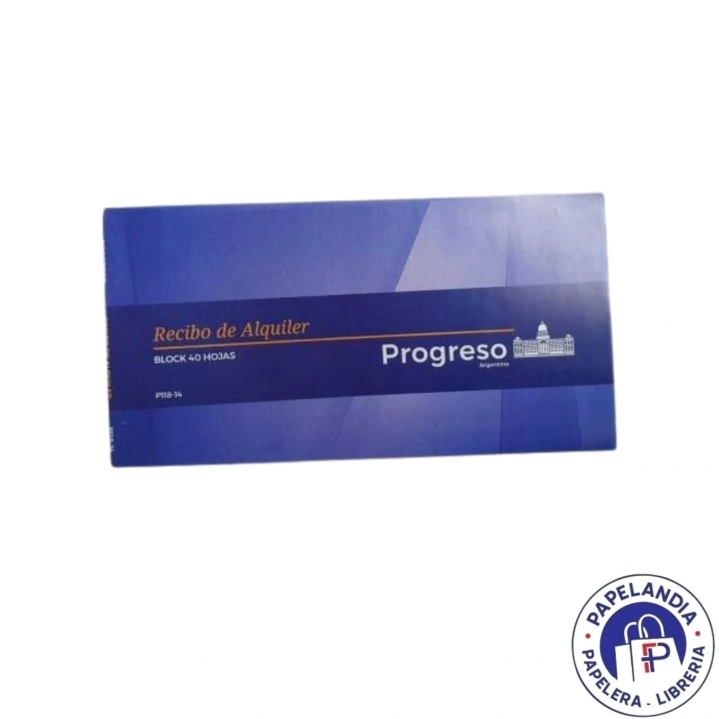RECIBI COMUN X 40HJS 1/4 OFICIO P100-11 PROGRESO