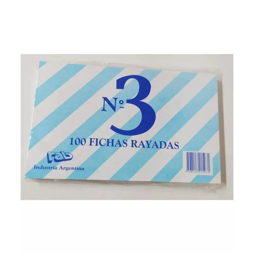 FICHAS RAYADA X100 N°3