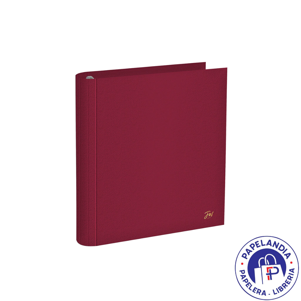 CARPETA 3X40 FW FORRADA PP. ROJO 201179