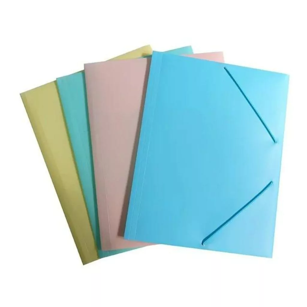 CARPETA A4 CON ELASTICO PASTEL IBICO Rosa pastel