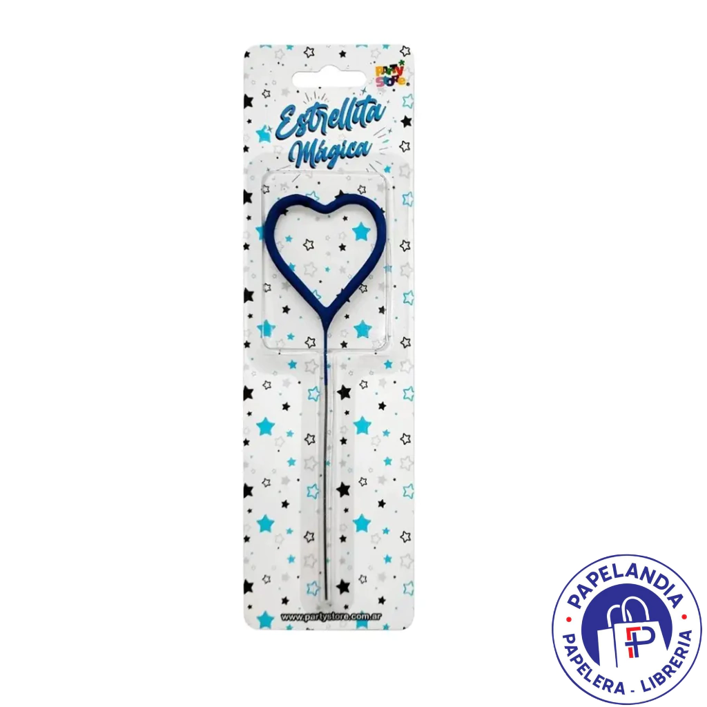 ESTRELLITA MAGICA CELESTE FORMA CORAZON
