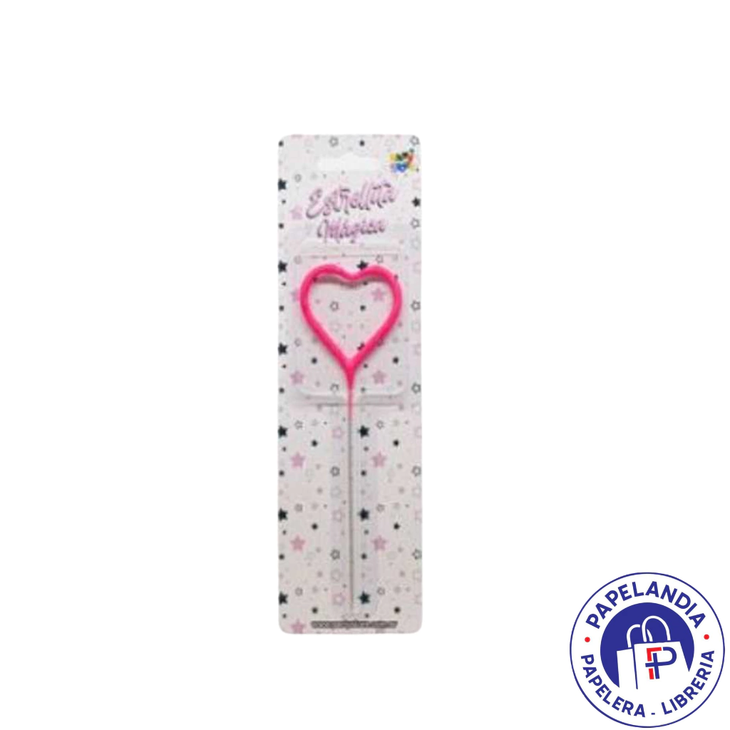 ESTRELLITA MAGICA ROSA FORMA CORAZON