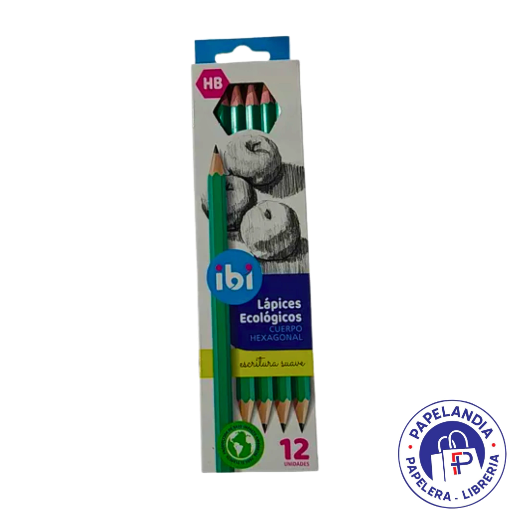 LAPIZ GRAFITO ECOLOGICO HB IBI (RESINA) 532010 c/u