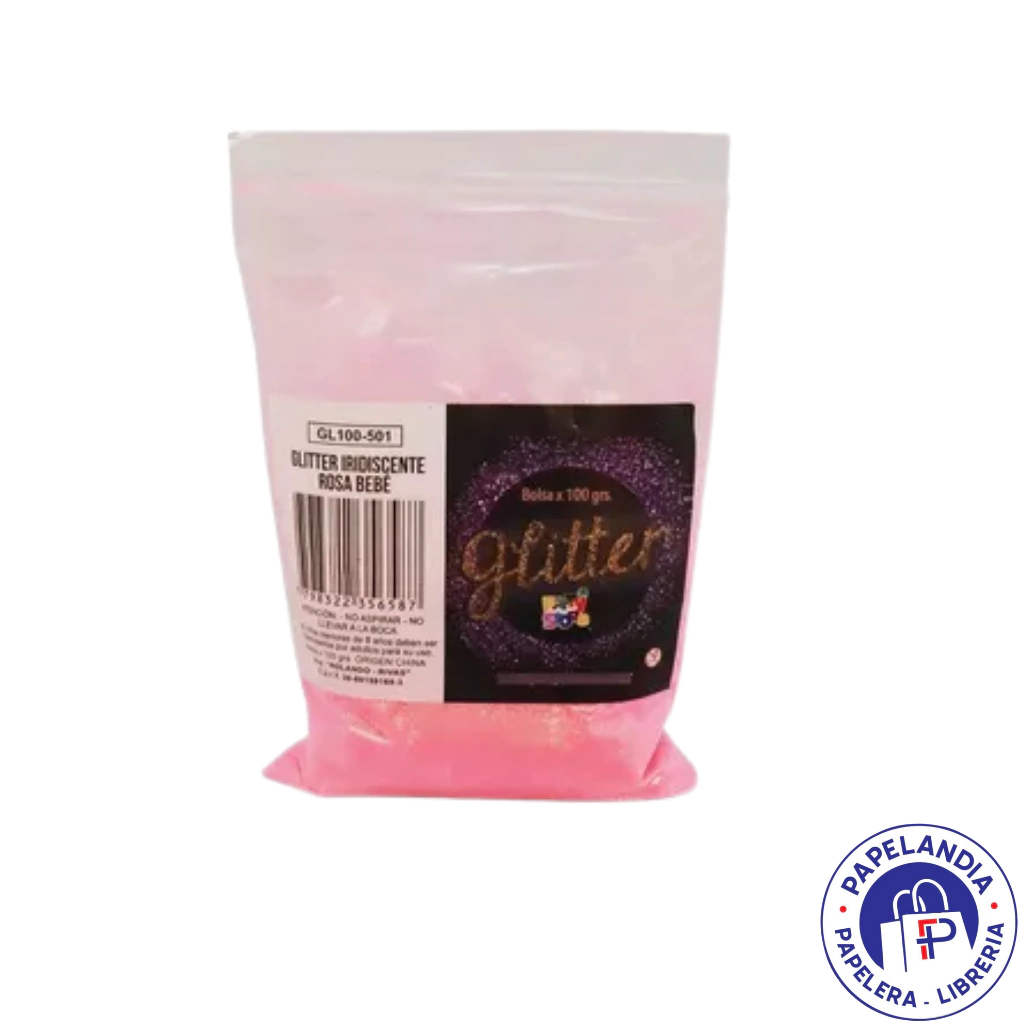 GIBRE X 100GRS ROSA BEBE IRIDISCENTE