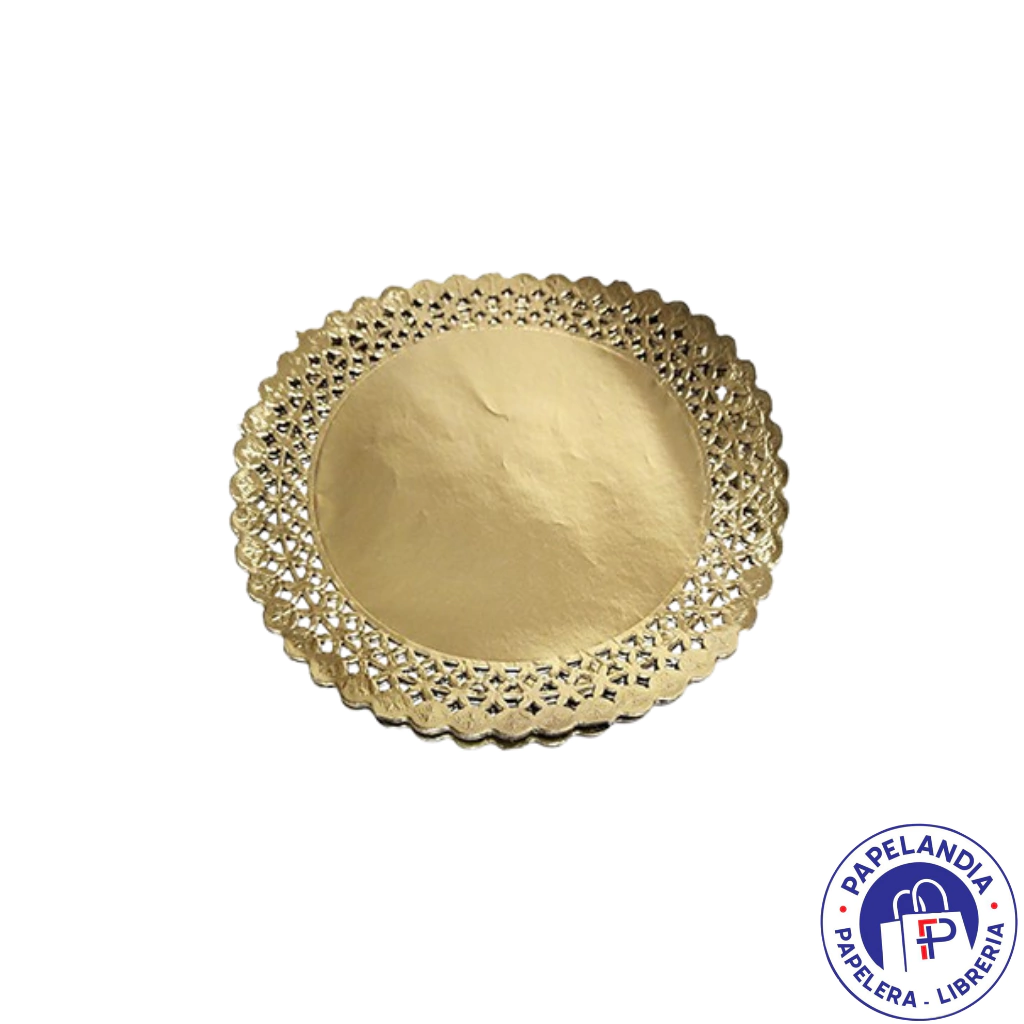 BLONDA REDONDA DORADA 10 CM X100 PACOLON