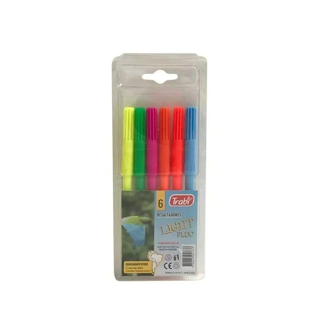 MARCADORES TRABI JUNIOR FLUO X6