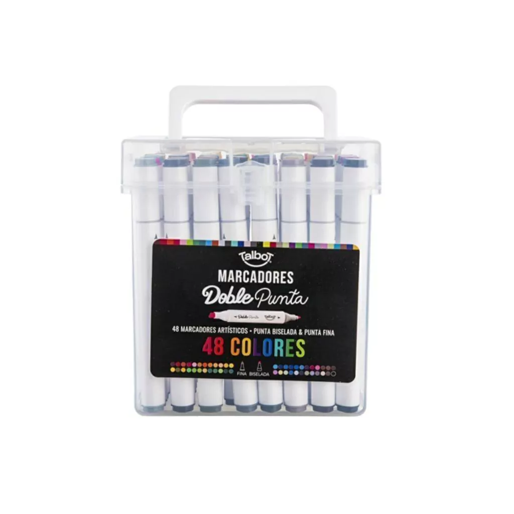 MARCADOR TALBOT DOBLE PUNTA VALIJA X 48U 6546