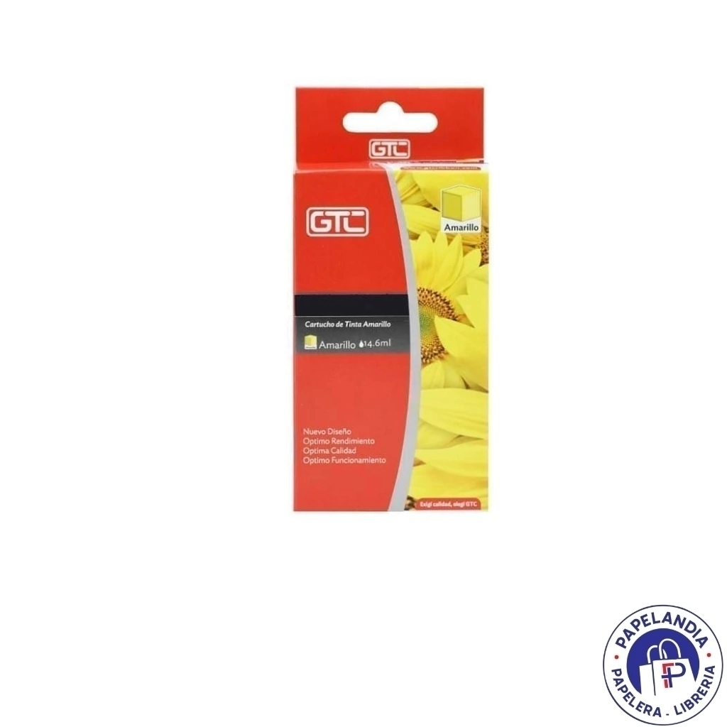 CARTUCHO ALTERNATIVO P / HP 951 XL AMARILLO GT-951A GTC