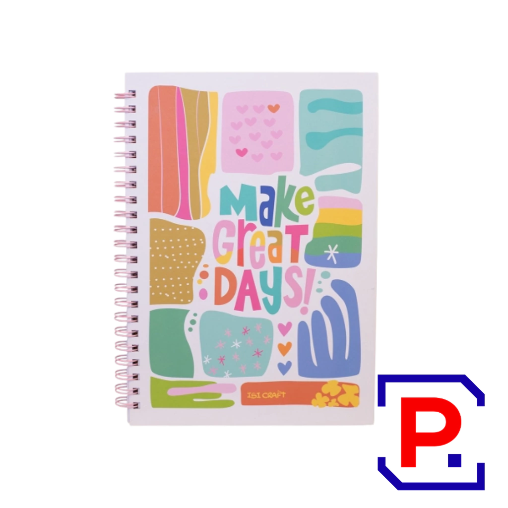 CUADERNO A4 ESPIRALADO 96HJS T/DURA IBICRAFT MAKE 116110