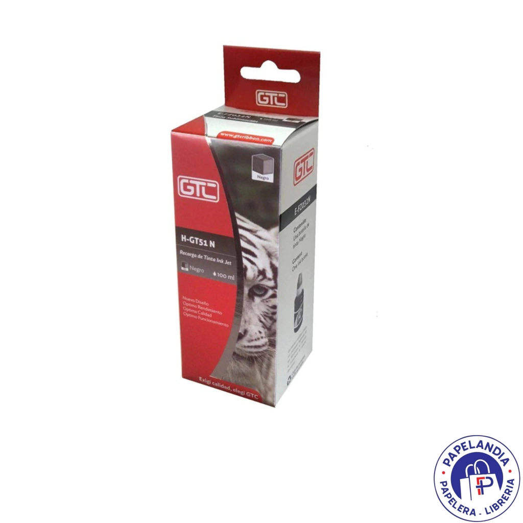 TINTA ALTERNATIVA P / HP 51N NEGRO 100ML H-GT51-N GTC 53N