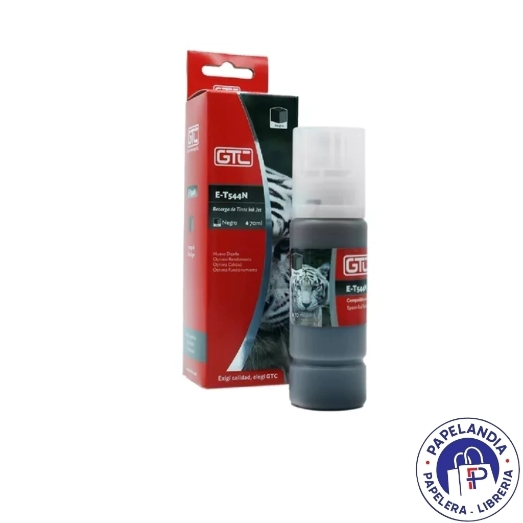 TINTA ALTERNATIVA P / EPSON T 544 NEGRO 70ML E-T544N GTC