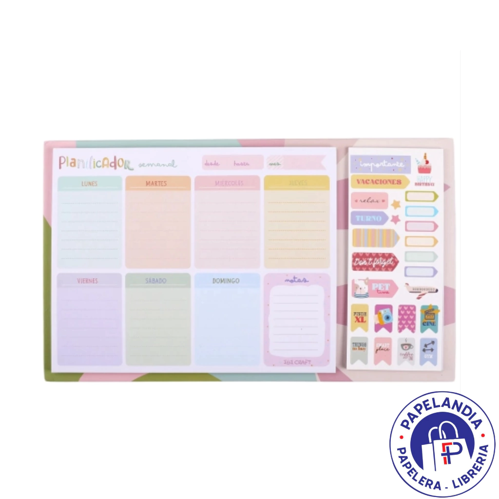 PLANIFICADOR SPIRIT 52HJS + STICKERS 70*165MM 115200