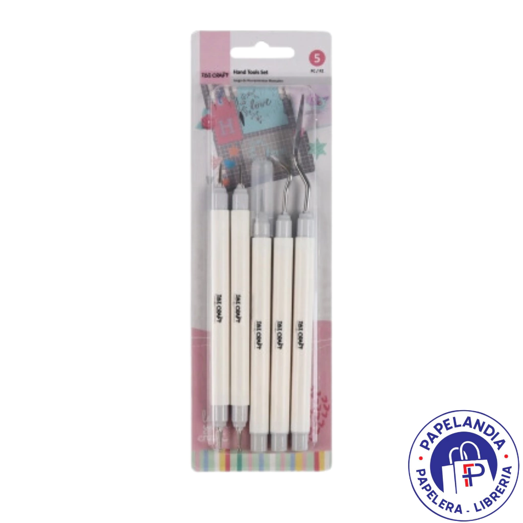 SET HERRAMIENTAS VINILO STYLUS *2-PUNZON-ESPATULA 126010