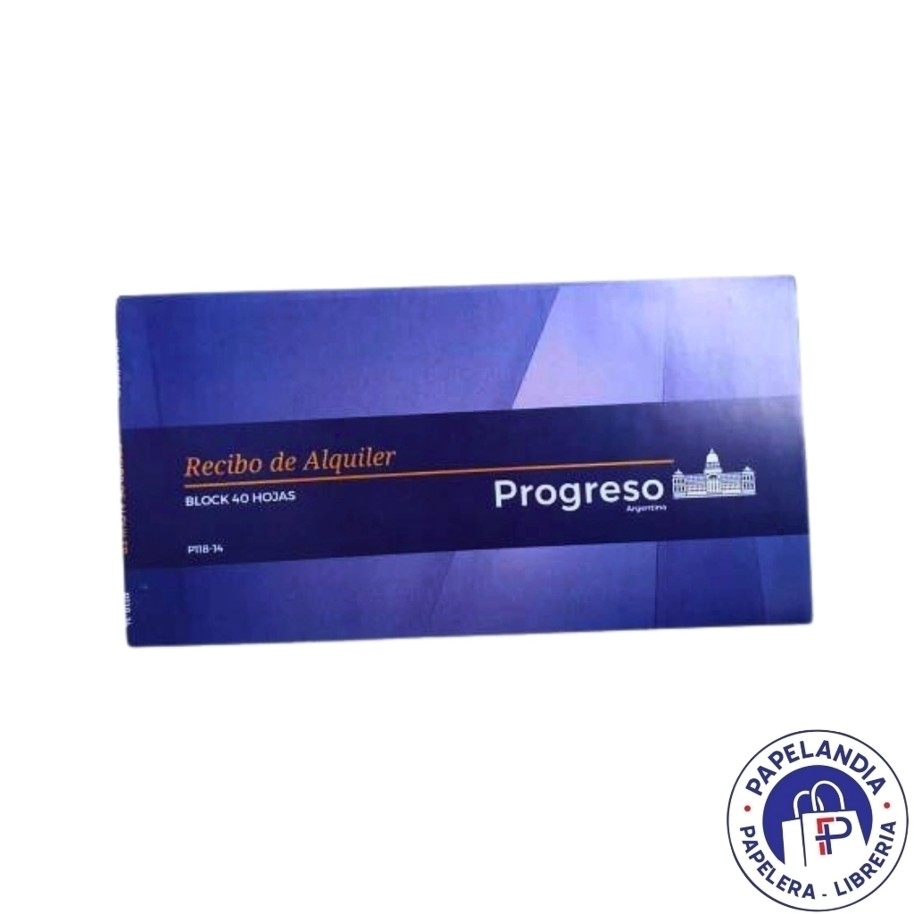 RECIBO DE ALQUILER X 40 HJS 1/3 OFICIO P118-14 PROGRESO