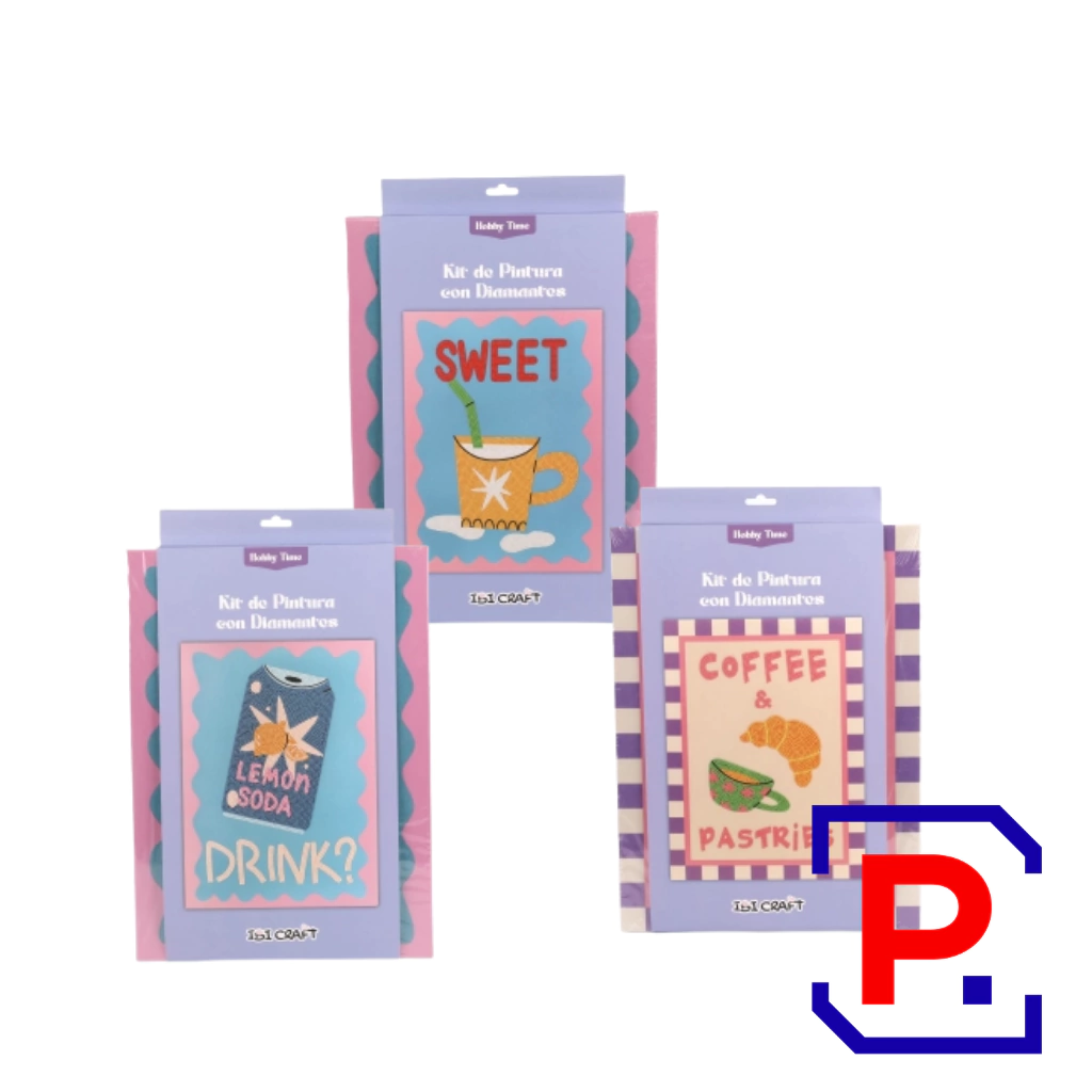 KIT DIAMONT PAINT KIT (BASTIDOR 30X40 + HERRAMIENTAS + GEMAS 5D ) SODA