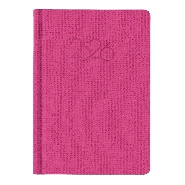 AGENDA 2026 DIARIA CARTERA 10X15 PORTOFINO ROSA ROSA