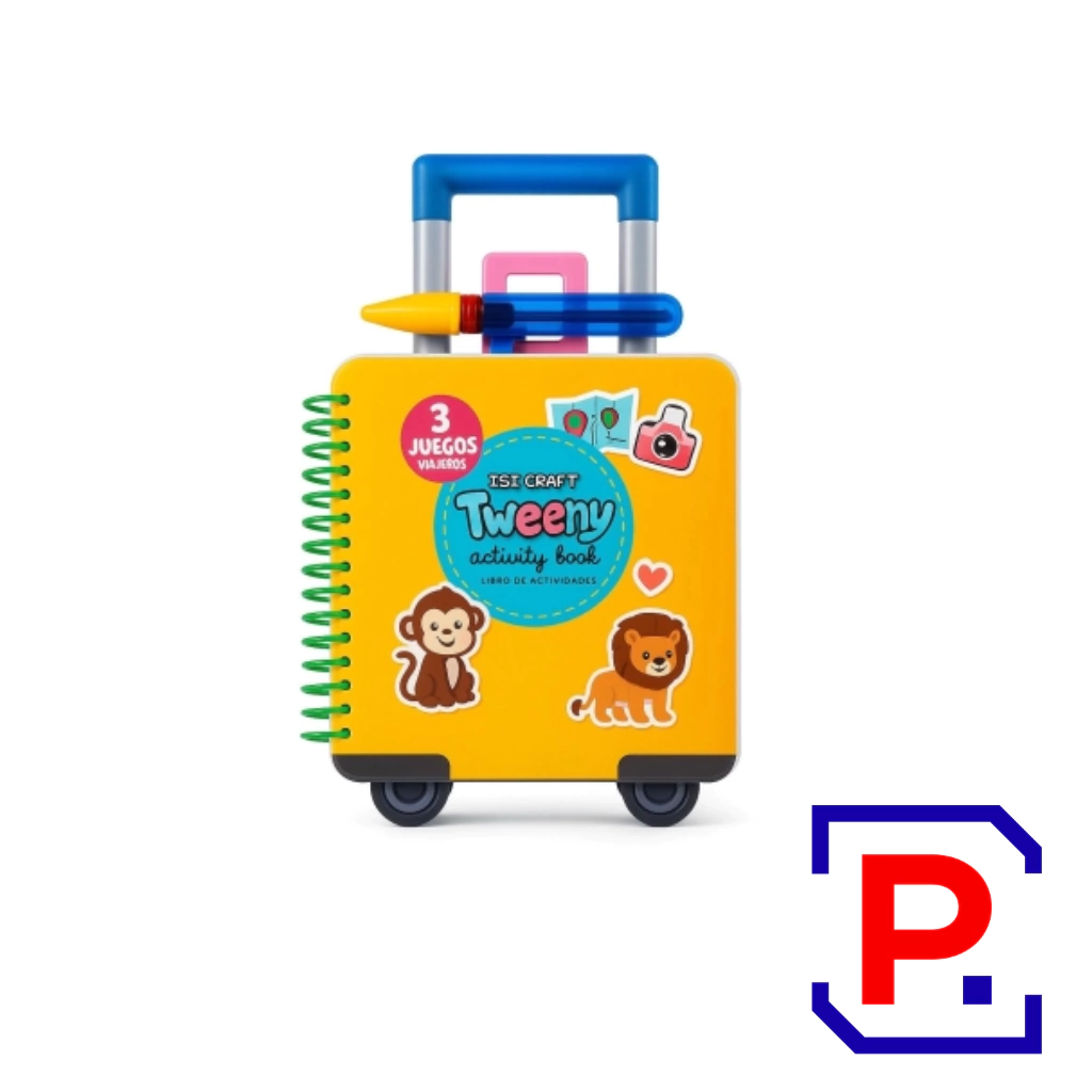 VALIJA ACTIVITY BOOK PARA PINTAR C/STICKERS 115550