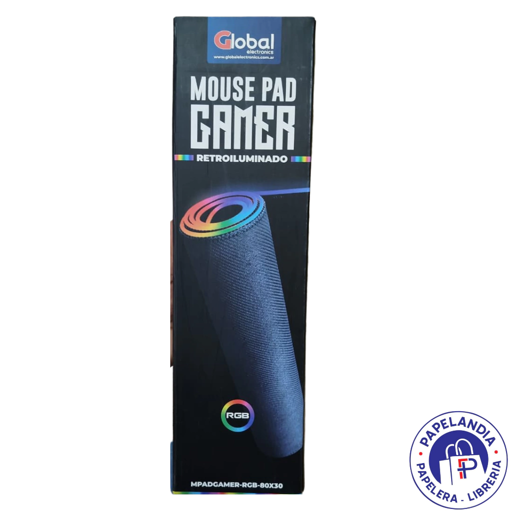 MOUSE PAD GAMER RETROILUMINADO RGB GLOBAL
