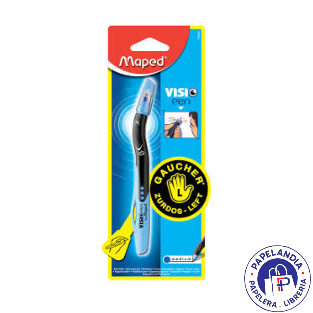 BOLIGRAFO MAPED VISIO P/ ZURDOS AZUL BLISTER X 1