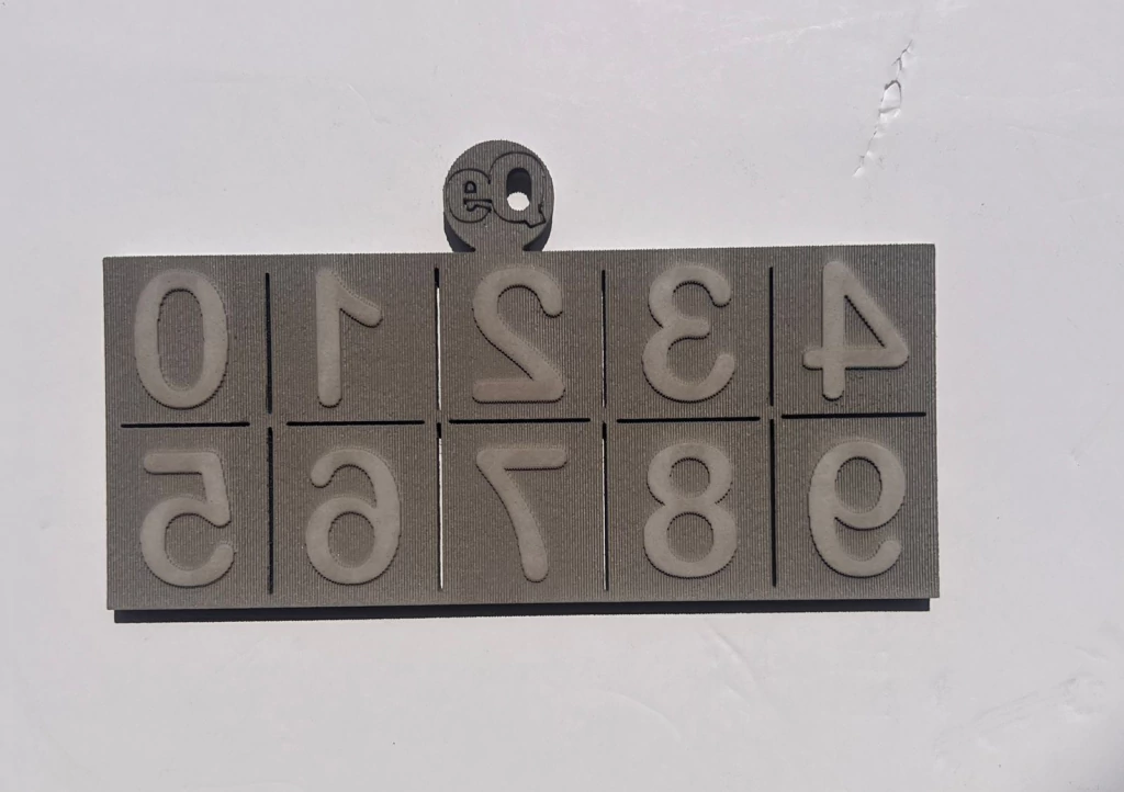 SELLO BAJO RELIEVE X UNIDAD Nº: 2513