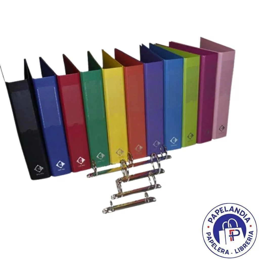 CARPETA ESCOLAR 3 AN X 40 MM FORRADA THE PEL (5151) ROJO