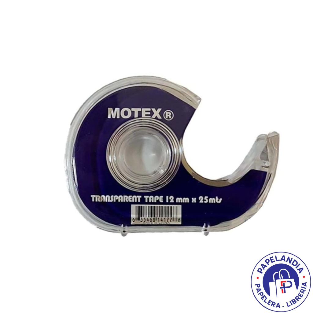MOTEX CINTA 12MM X 25MTS. C/RACIONADOR 141226 100030