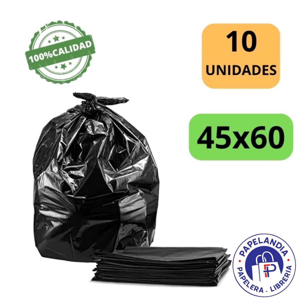 BOLSA RESIDUO 45X60 BD X 10 MAPSA