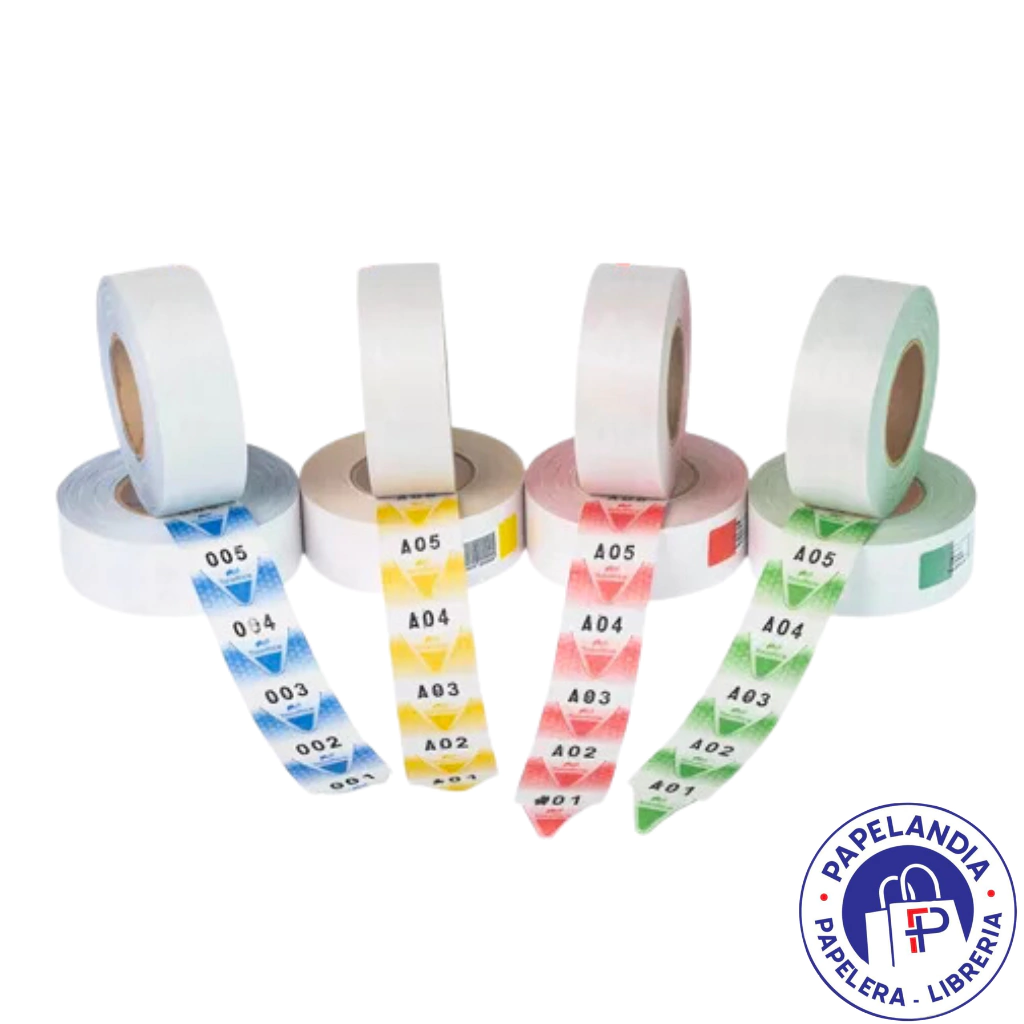 ROLLO NUMERO 1-2000 AZUL TALOFFICE