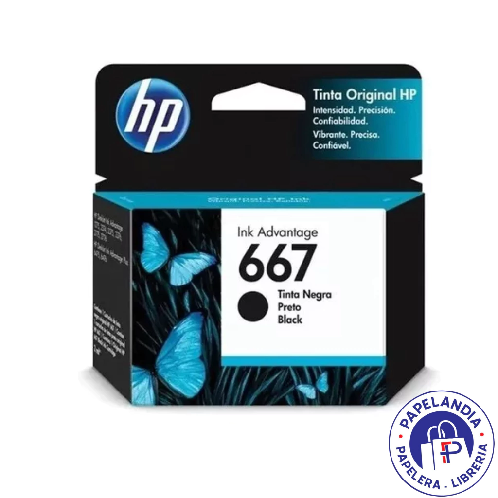 CARTUCHO HP 667 NEGRO