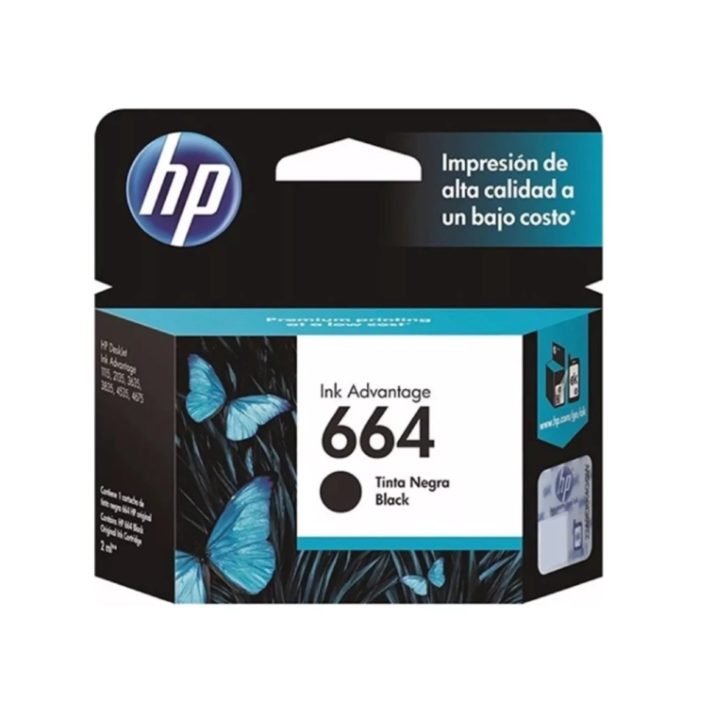 CARTUCHO HP 664 NEGRO ORIGINAL