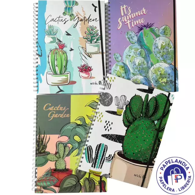 CUADERNO A6 LINEA CACTUS 6268 12X15CM NIVEL 10 RAYADO