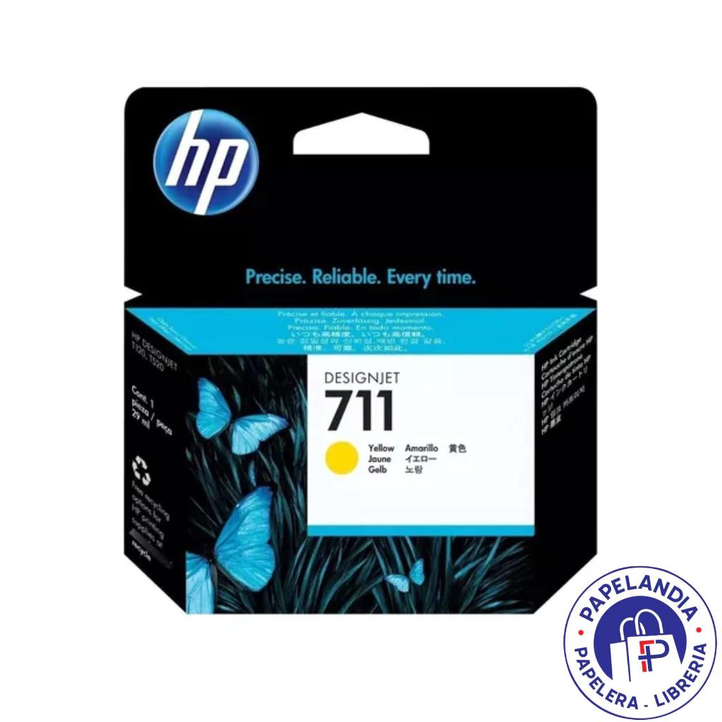 CARTUCHO DE TINTA HP 711 AMARILLO