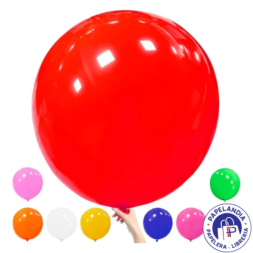 PIÑATA GLOBO GIGANTE 36" LISA FUCISA FLUO