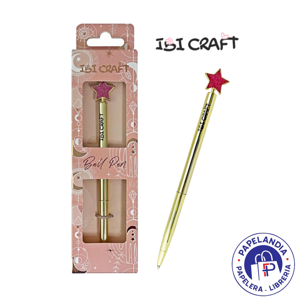 BOLIGRAFO IBICRAFT ESTRELLA EN ESTUCHE 070086