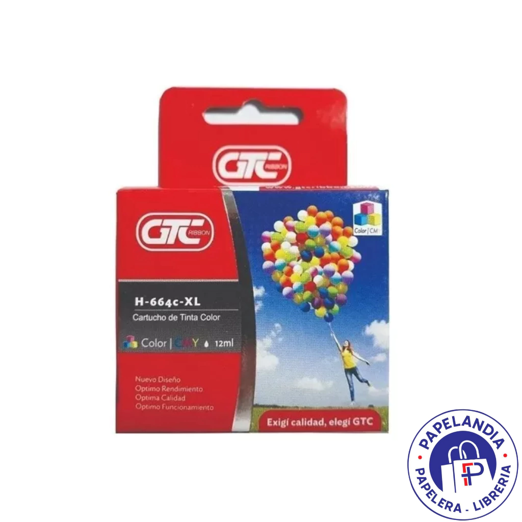 CARTUCHO 664 XL IMP COLOR GTC