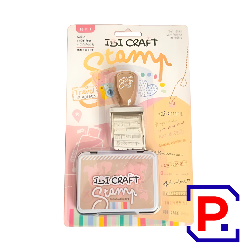 STAMP SET TRAVEL (SELLO + ALMOHADILLA) 841605