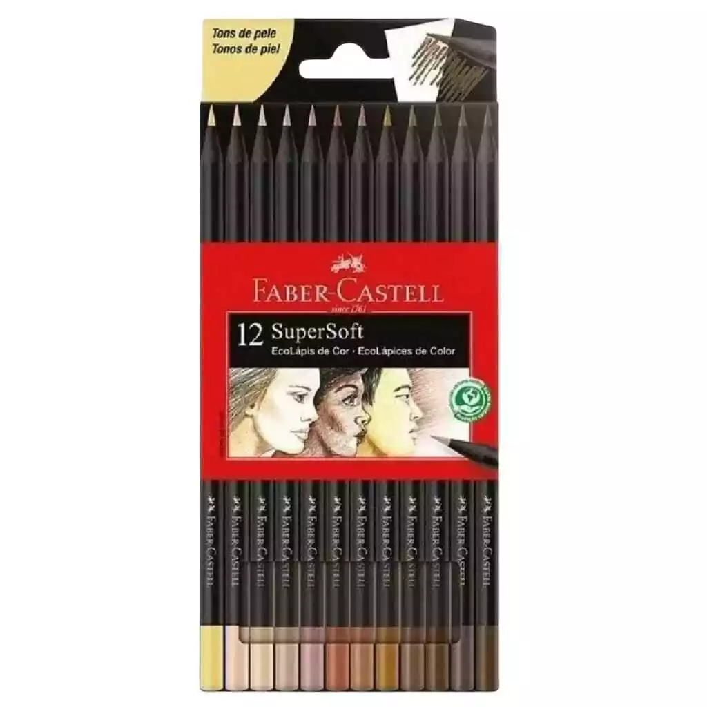 PINTURITAS FABER SUPERSOFT X12 TONOS PIEL NEUTROS